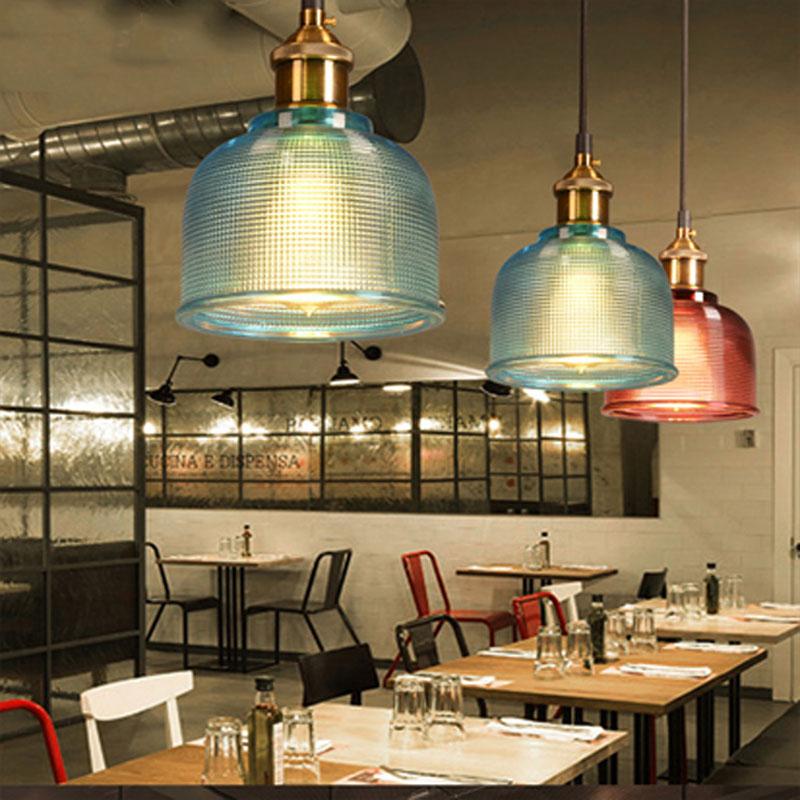 colorful pendant lights for restaurant