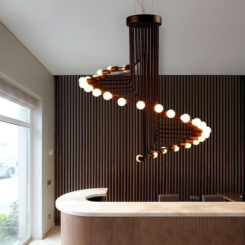 spiral chandelier for foyer