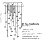 staircase chandelier