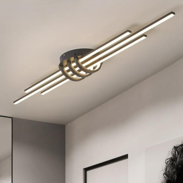modern black flush mount ceiling light