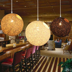 string ball light fixture