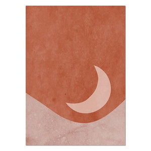 Sun and Moon Scene Boho Wall Art - Lala Lamps Store