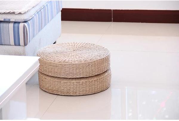 Tatami - Natural Straw Floor Cushion Lala Lamps Store