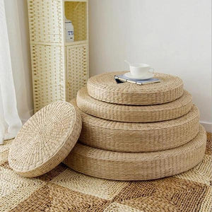 Tatami - Natural Straw Floor Cushion Lala Lamps Store