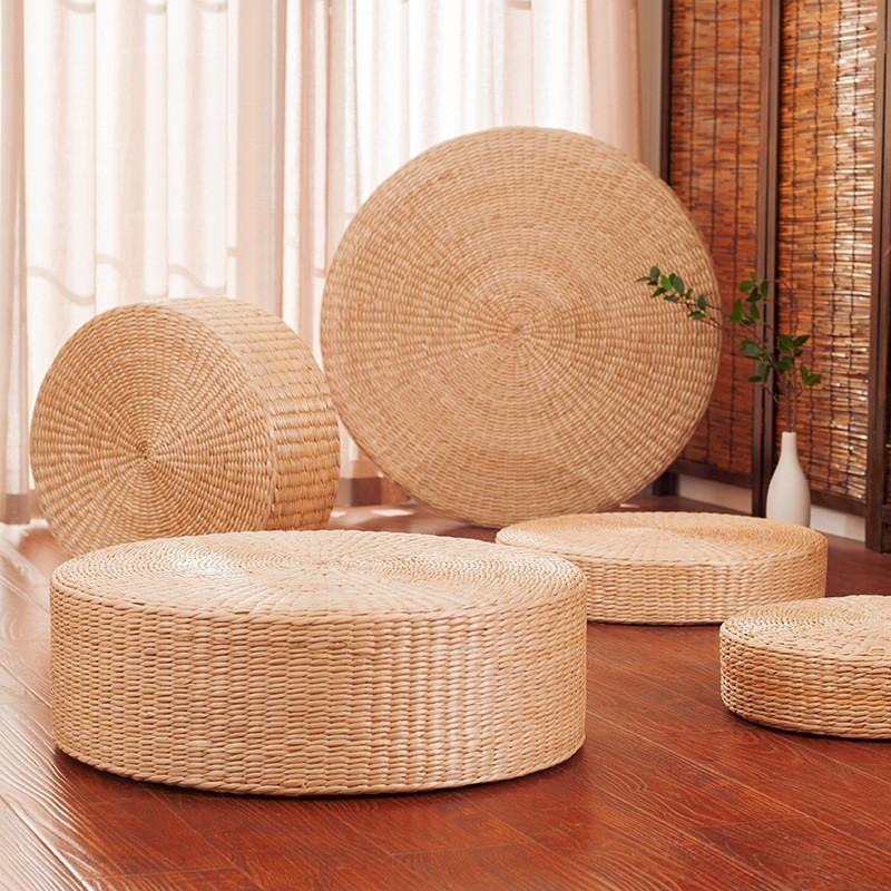 Tatami - Natural Straw Floor Cushion Lala Lamps Store