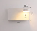 usb wall sconce white