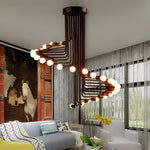 modern spiral chandelier Lighting Homei