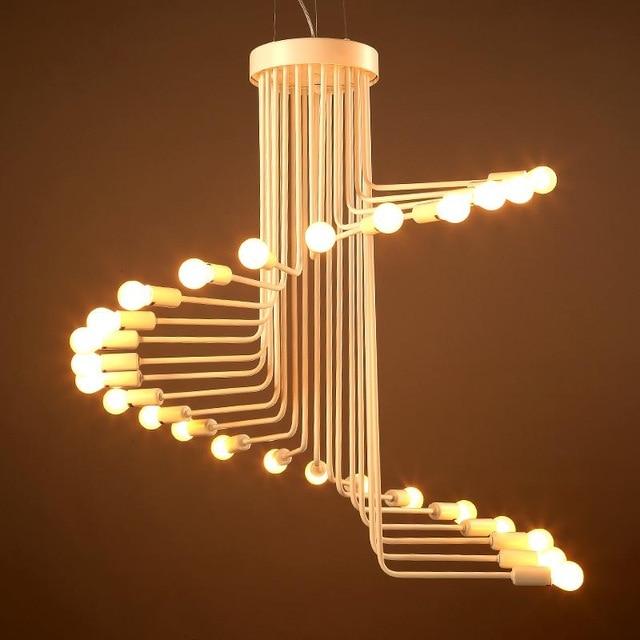 modern spiral chandelier