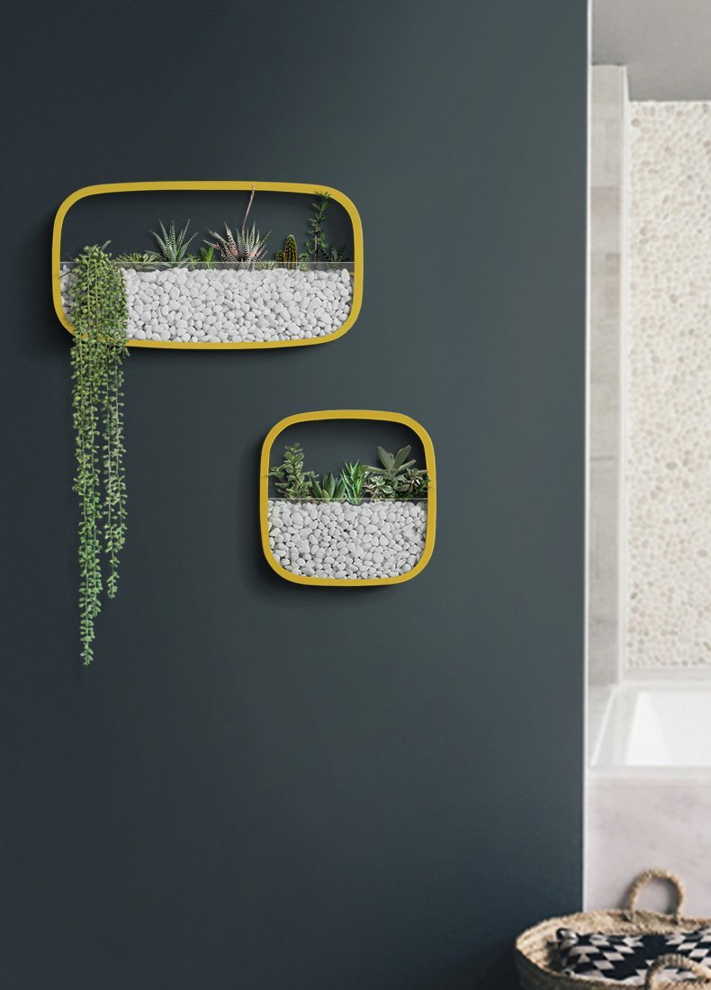 Vano - Rounded Modern Wall Planter - Lala Lamps Store