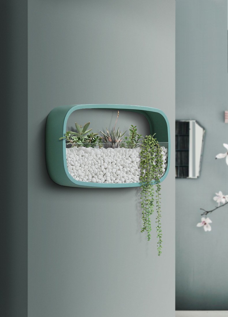 Vano - Rounded Modern Wall Planter - Lala Lamps Store