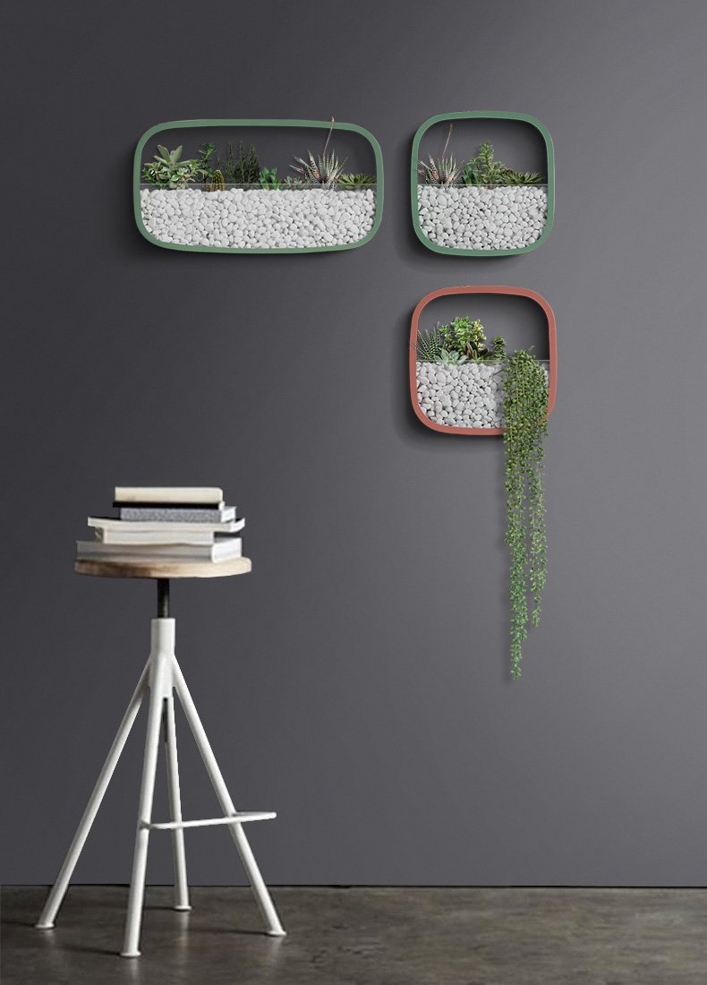 Vano - Rounded Modern Wall Planter - Lala Lamps Store