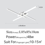 white 4 heads linear ceiling light