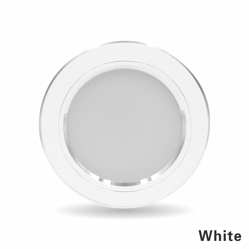 white mini recessed downlights