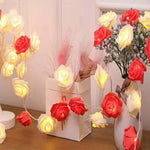 Colorful artificial light up flowers for home decor