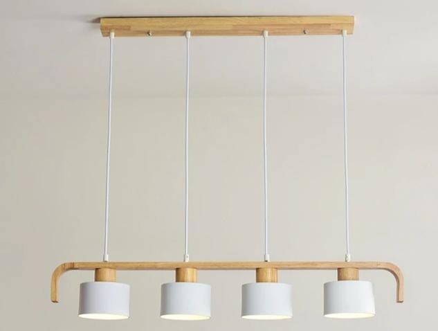 wood dining room light fixtures