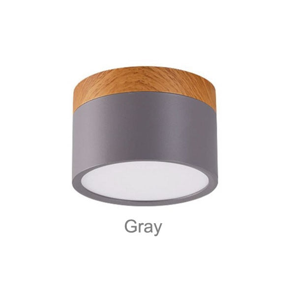 grey wood LED downlight