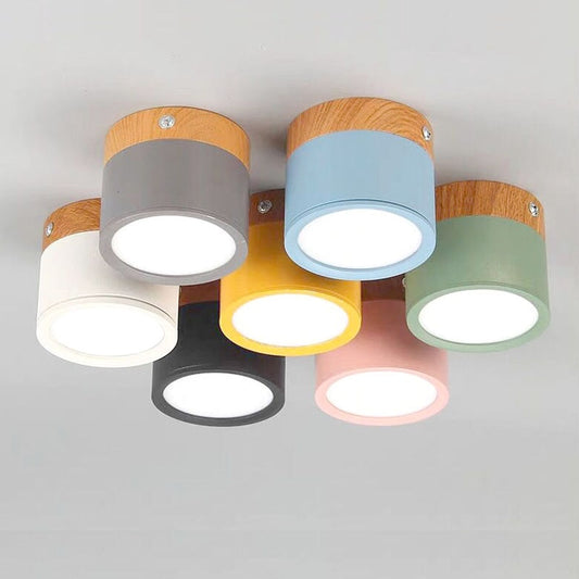 wood led downlights