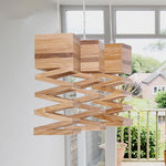 modern eco-friendly wood pendant
