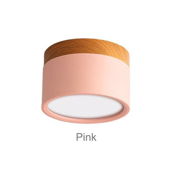 wood mini LED downlight