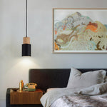 modern wooden pendant lamp