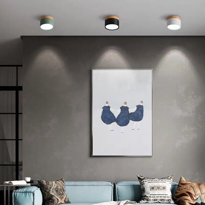 wood recessed downlight for living room