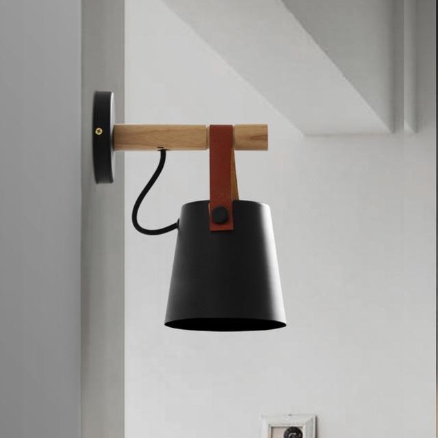 wooden wall sconce