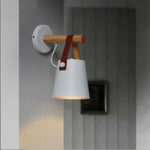 handcrafted wooden wall sconces with warm glow