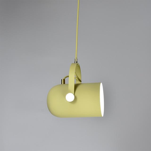 yellow spotlight lamp